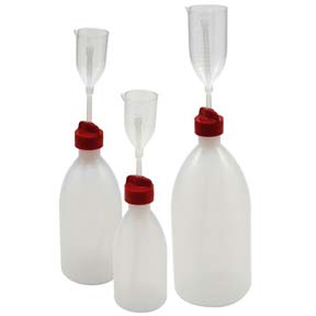 ADJUSTABLE MEASURING CUP DISPENSING BOTTLE
