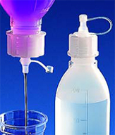 LOW DENSITY SHORT SPOUT GRADUATED BOTTLES (Cat.# 224135-0100-10 Bottles)