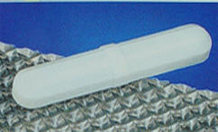 Large White Octagonal PTFE Stir Bars (Cat.# 303275-3)