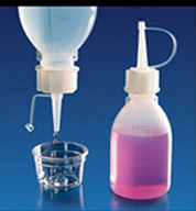 LOW DENSITY LONG SPOUT GRADUATED BOTTLES