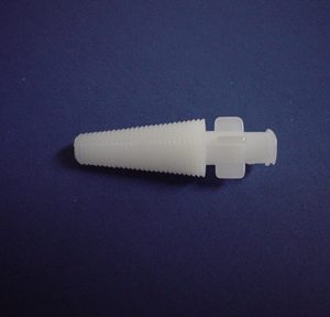 HDPE STEPPED WINGED CATHETER ADAPTER