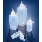 Low Density PE Cylinder Bottles with Attached Cap