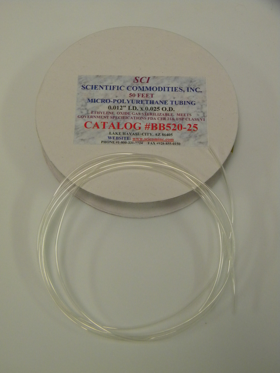 MEDICAL GRADE MICROURETHANE TUBING (Cat. BB5201050' Roll