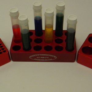 HEAVY WEIGHT SOLID ALUMINUM TEST TUBE RACKS (Cat.# BB213-5 Racks)